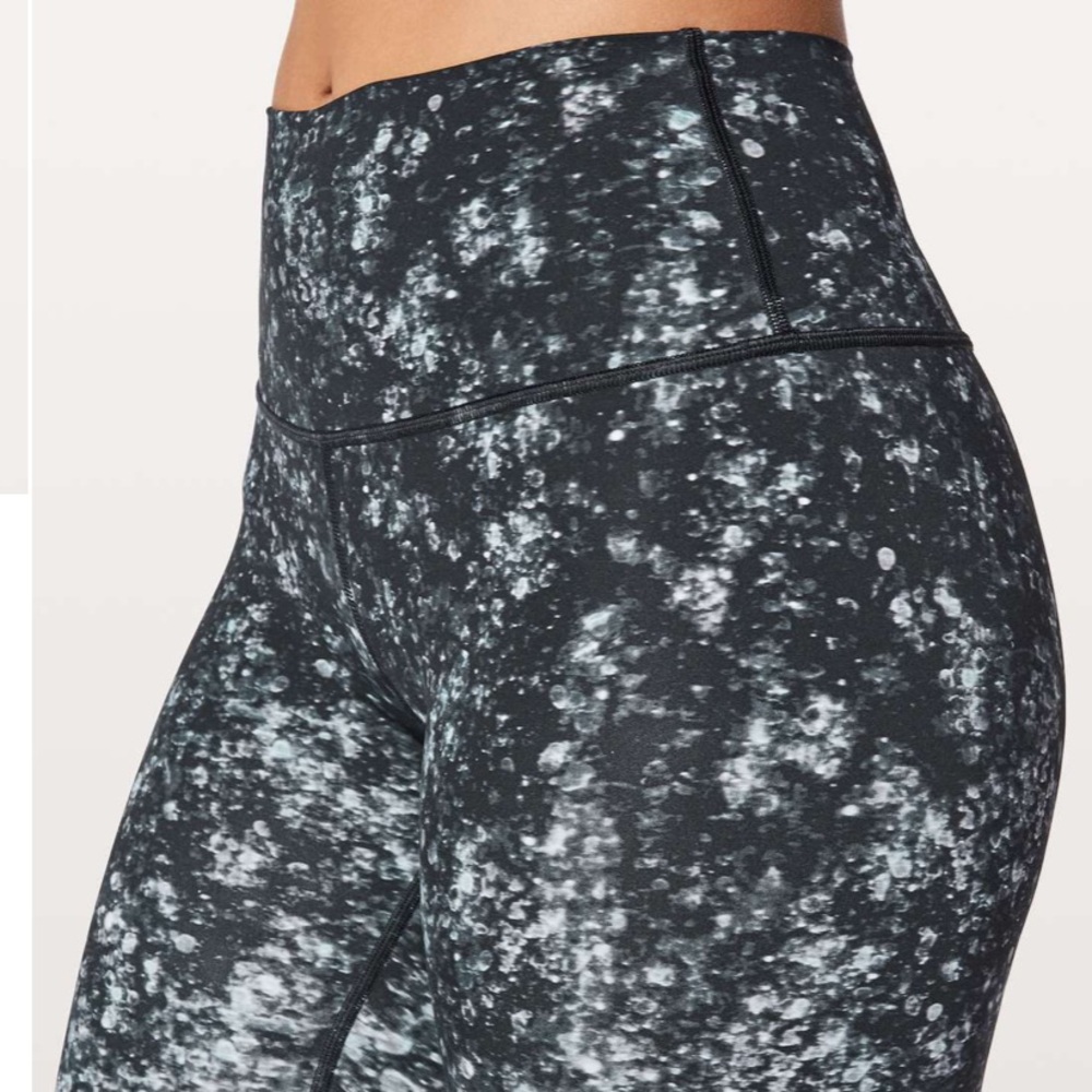 Lululemon Wunder Under Hi-Rise Tight Nulux Effervescence 50g Multi Black - Picture 2 of 8